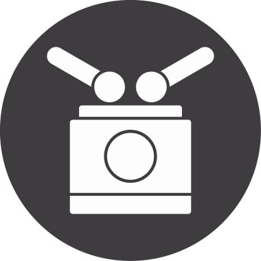 Kamera. Web simgesi basit illüstrasyon