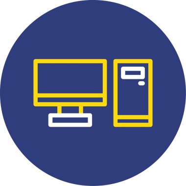 Modern dizüstü bilgisayar simgesinin vektör illüstrasyonu