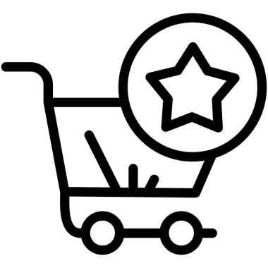 Alışveriş arabası. Basit tasarım