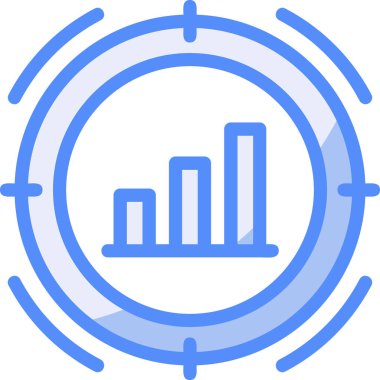 grafik simgesi. Web için grafik vektör simgelerinin özet çizimi