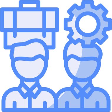 takım çalışması dişli simgesi