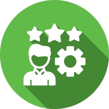 Geribildirim düz vektör simgesi