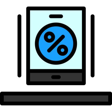 indirimli indirim simgesi