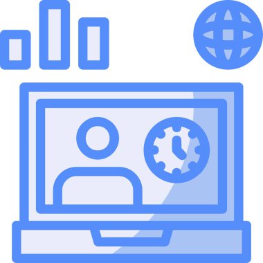 video simgesi, vektör illüstrasyonu basit tasarım