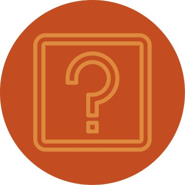 soru işareti vektör simgesi modern basit tasarım