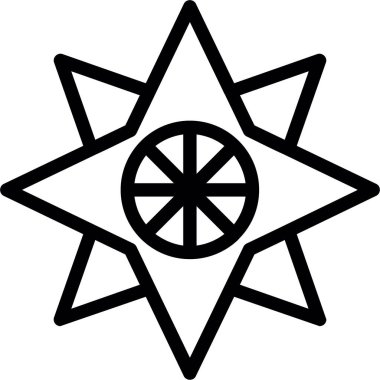 Pusula simgesi vektör resimlemesi