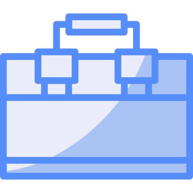 Çanta. Web simgesi basit illüstrasyon