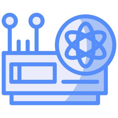 Uydu. Web simgesi basit illüstrasyon