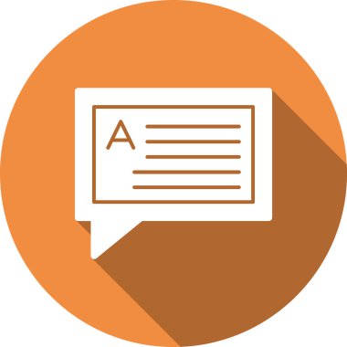 Belge simgesinin vektör illüstrasyonu