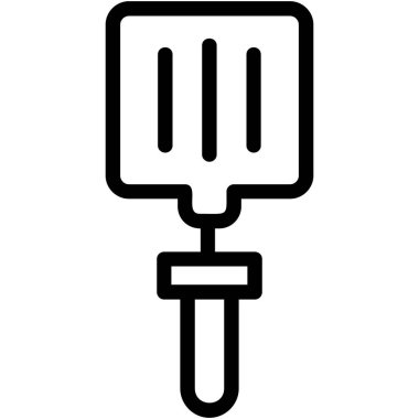 Dondurma. Web simgesi basit illüstrasyon