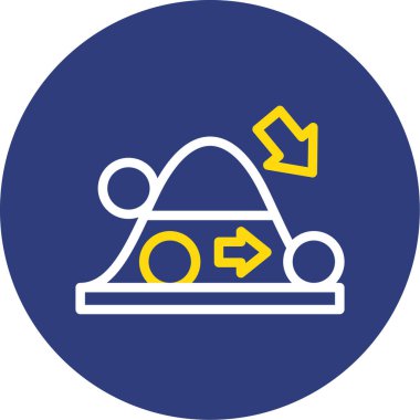 Kişisel finansın vektör simgesi tasarımı