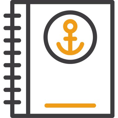 Gemi. Web simgesi basit illüstrasyon