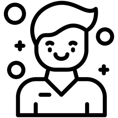 Maskeli bir adamın vektör çizimi