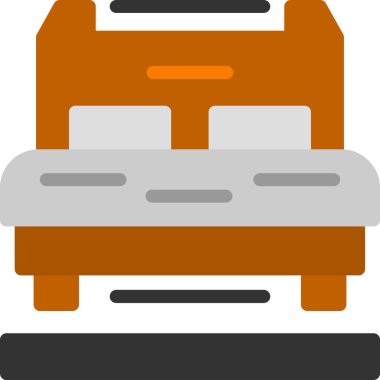 Mobilya. Web simgesi basit illüstrasyon