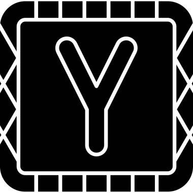 Tek bir izole edilmiş çapraz simgenin vektör çizimi