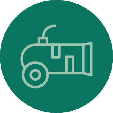 Benzin pompası vektör çizgisi simgesi