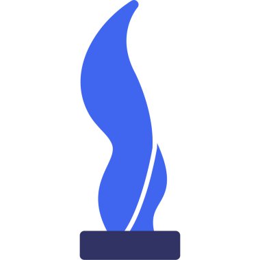 Meşale. Web simgesi basit illüstrasyon