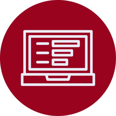 seo modern simgesinin vektör illüstrasyonu