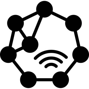 şebeke. Web simgesi basit illüstrasyon