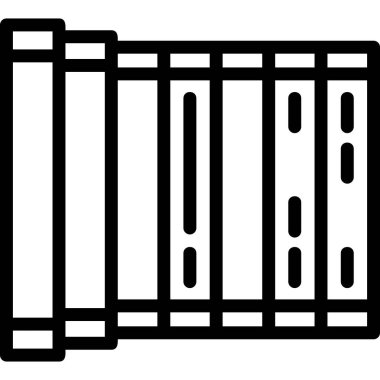 Sunucu rafı simgesi. Beyaz arkaplanda izole edilmiş web tasarımı için ana sunucu raf vektör simgesi