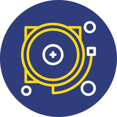 vektör cd simgesi illüstrasyonu