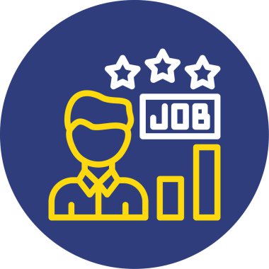 İş. Web simgesi basit illüstrasyon