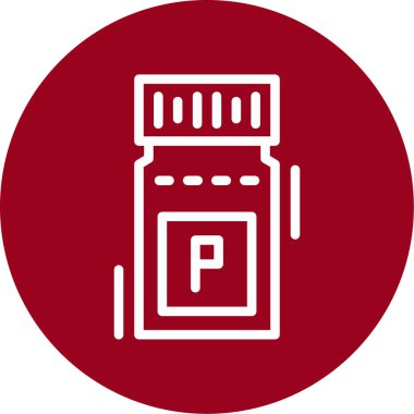 İlaç simgesinin vektör illüstrasyonu