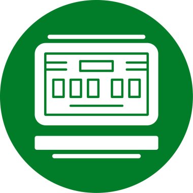 bilgisayar vektörü resimleme simgesi