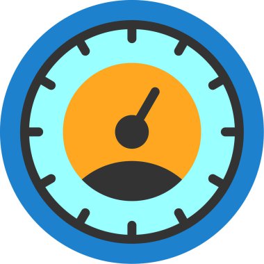 Alarm saat simgesi düz biçimli