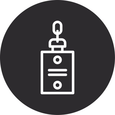 Modern simgenin vektör illüstrasyonu