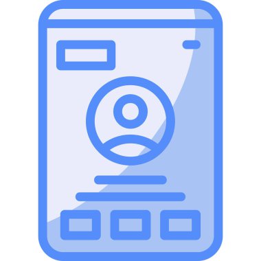 telefon web simgesi basit tasarım