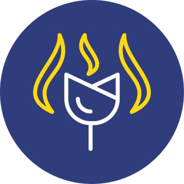 Ateş simgesinin vektör illüstrasyonu