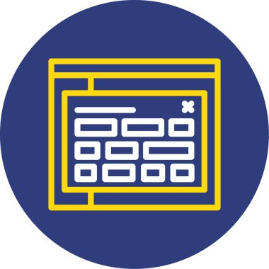 seo modern simgesinin vektör illüstrasyonu