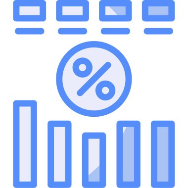 grafik grafik grafik veri analiz simgesi ana hat biçiminde
