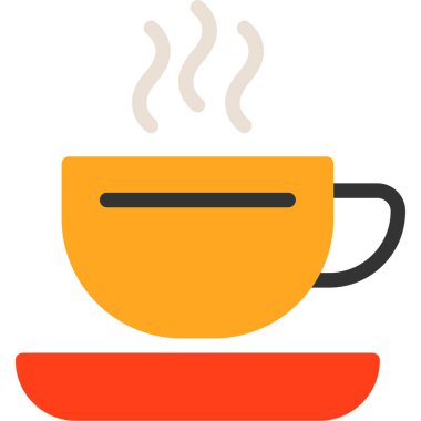 Kahve bardağı sıcak ikonu
