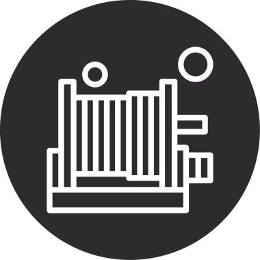 Bir b eksikliği simgesinin vektör çizimi