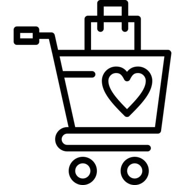 Alışveriş arabası. Basit tasarım