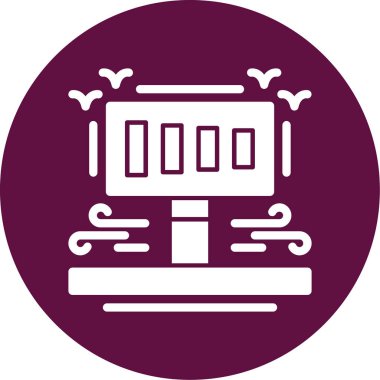 Benzersiz kitap simgesi, vektör illüstrasyonu