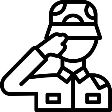 Ordu askerinin ana hatlarıyla simgesi