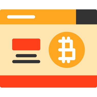 Cüzdan. Web simgesi basit illüstrasyon