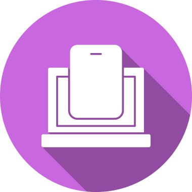 Bilgisayar. Web simgesi basit illüstrasyon