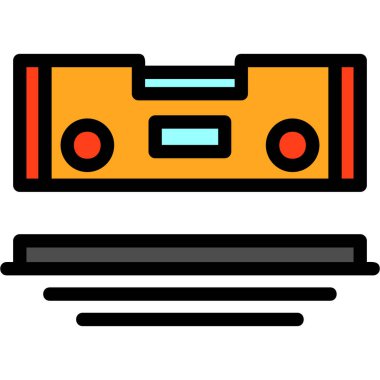 Teyp kaydı. Web simgesi vektör illüstrasyonu