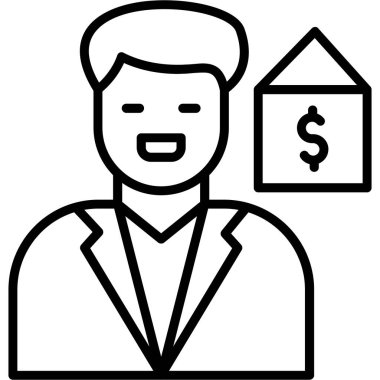 Yönetici çalışan simgesi