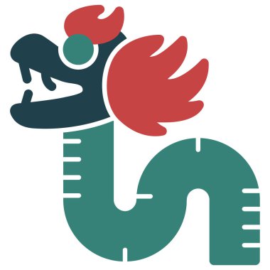 Düz biçimli hayvan kuş simgesi