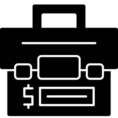 Banka kartı simgesi basit vektör çizimi