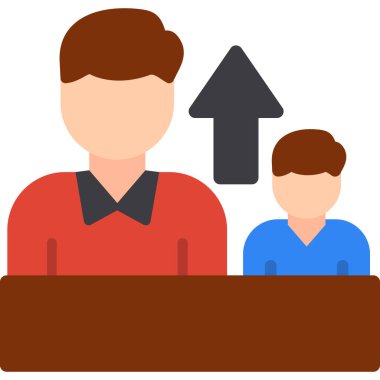 İnsan simgesinin vektör illüstrasyonu