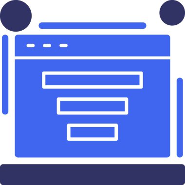 Tarayıcı web simgesi düz biçimli