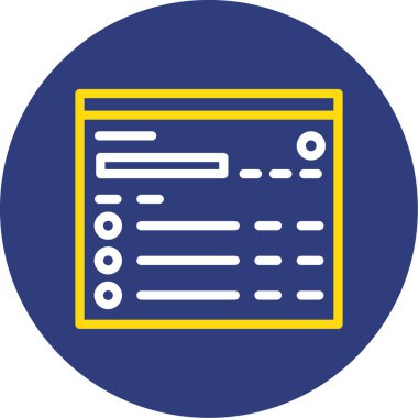 Belge simgesinin vektör illüstrasyonu