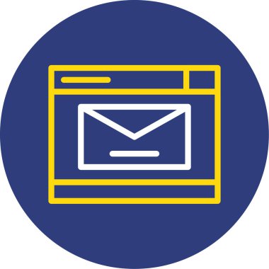 Web sitesi, vektör illüstrasyonu için web tasarım simgesi