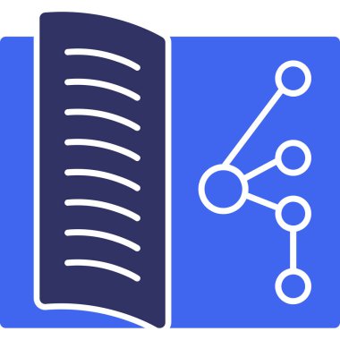 Kitap. Web simgesi basit illüstrasyon